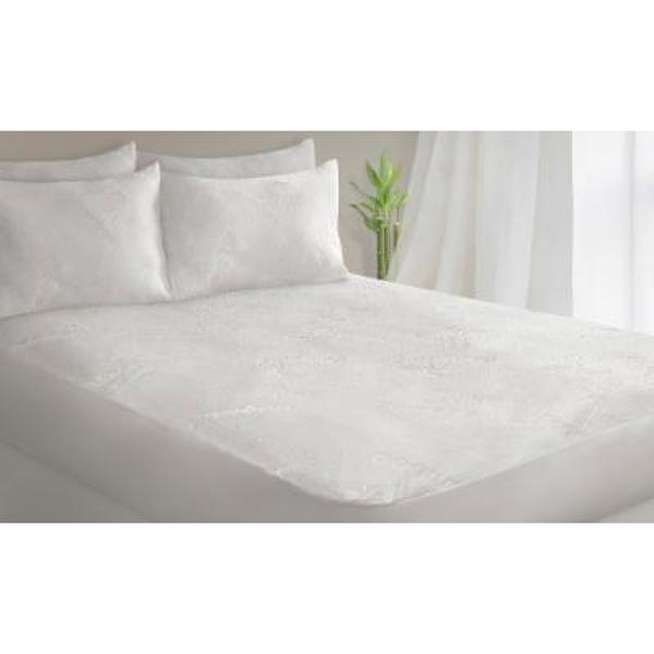 Safdie 16602.1Q.01 Mattress Protector 60x80 Queen Bamboo Jacquard Ivory