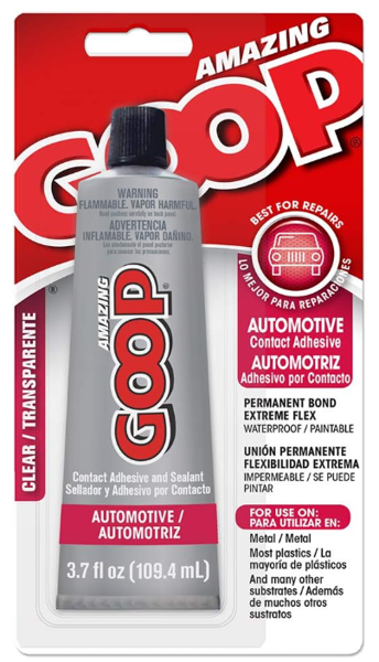 Eclectic Products 160012 Automotive Adhesive Sealant 3.7 Oz Clear Liquid Tube