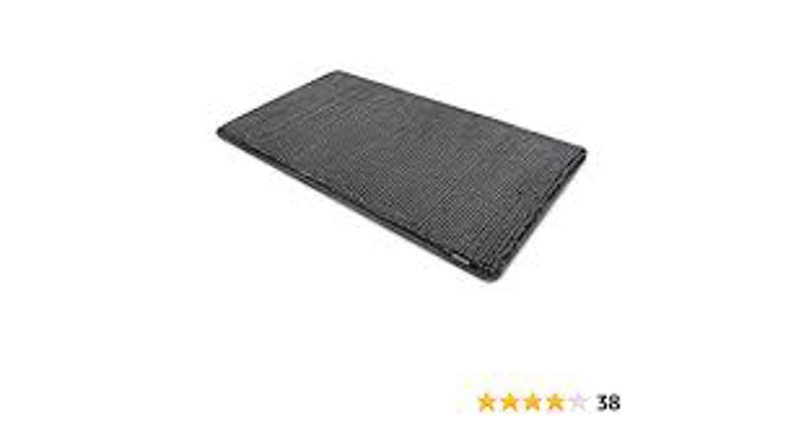 Safdie 93272.Z.75 Woven Chenille Bath Mat 19x29 In Charcoal