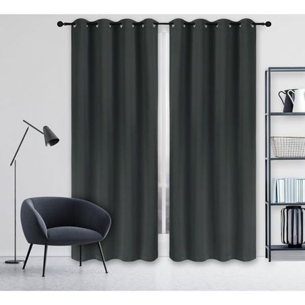Safdie 51521.Z.15 Total Blackout Curtain Panel 54x84 Black