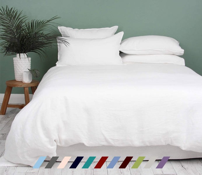 Plazatex KN-DUVCO-WHT Duvet Cover White