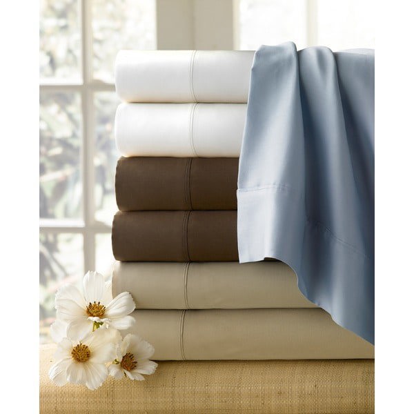 Kassatex LBS-FQD-W Duvet Cover 300 Thread Count Full Queen Sateen Cotton White