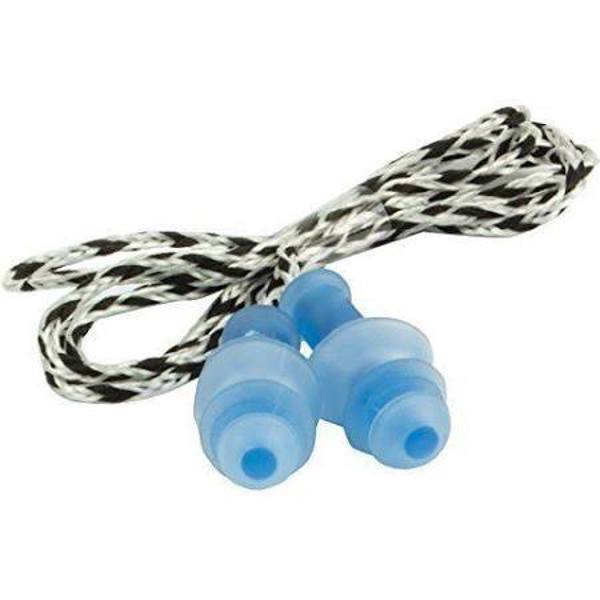 BOSS MFG CO SWX00231 Blue Tri Flange Ear Plug 25 DB Plastic