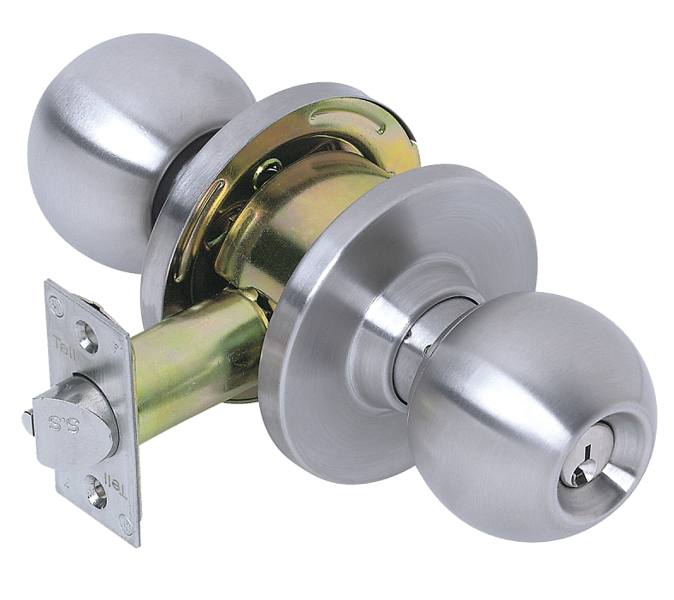 Tell Manufacturing CL100006 Lock Entry Knob Set Stainless Steel