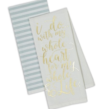 91146 Set of 2 Whole Heart Dish Towels