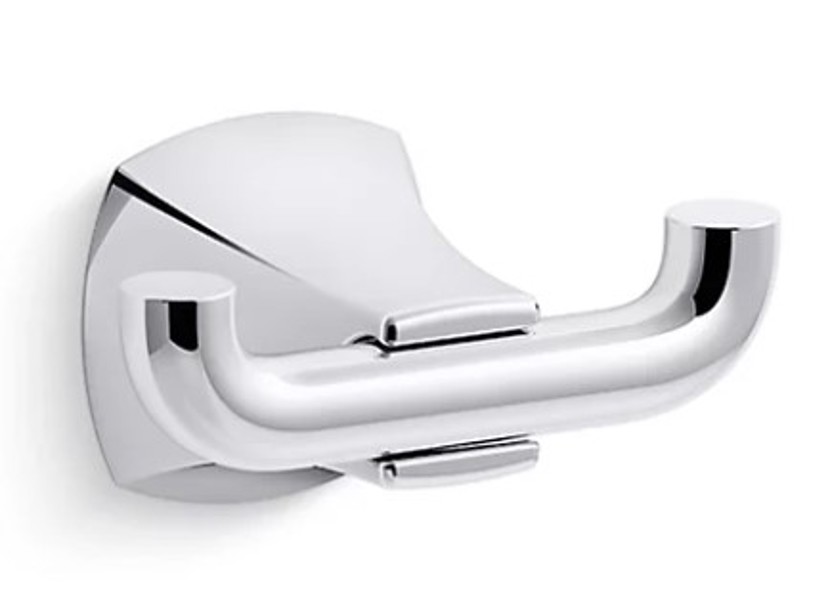 Kohler R26115-CP Ubicon Robe Hook Polished Chrome