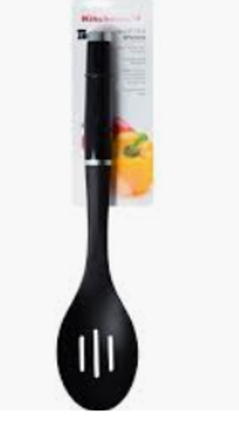 KitchenAid KE004OHOBA Slotted Spoon Nylon Black