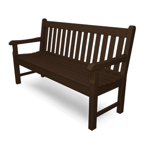 POLY-WOOD, INC. RKB48MA Rockford Bench 48 In Mahogany