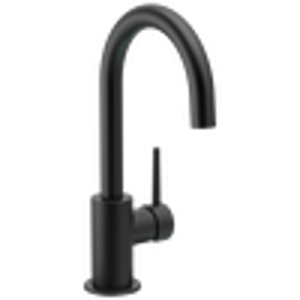 Delta Faucet 1959LF-BL Single Handle Pull Down Kitchen Faucet Matte Black