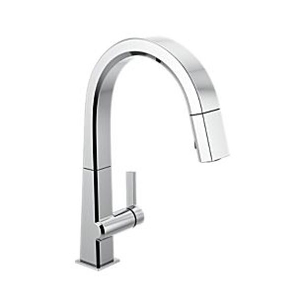 Delta Faucet 9193-DST Single Handle Pull-Down Kitchen Faucet Polished Chrome