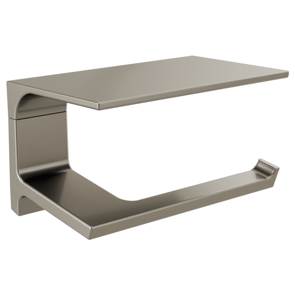 Delta Faucet 79956-SS Tissue Holder with Shelf Pivotal Stainless Steel
