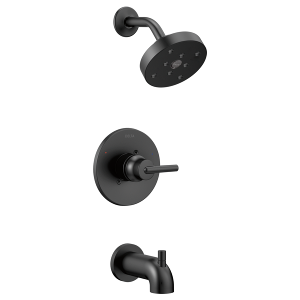 Delta Faucet T14459-BL Trim Bath and Shower 14 Series Monitor Matte Black