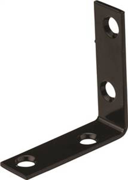 National Hardware N266-481 Corner Brace 2x5/8 In Black