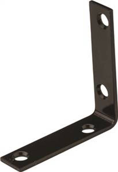 National Hardware N266-483/115BC Corner Brace 3x3/4 In Steel Black