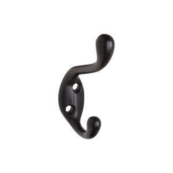 National Hardware N330-886 Coat Hat Hook 75 Lb Oil Rubbed Bronze