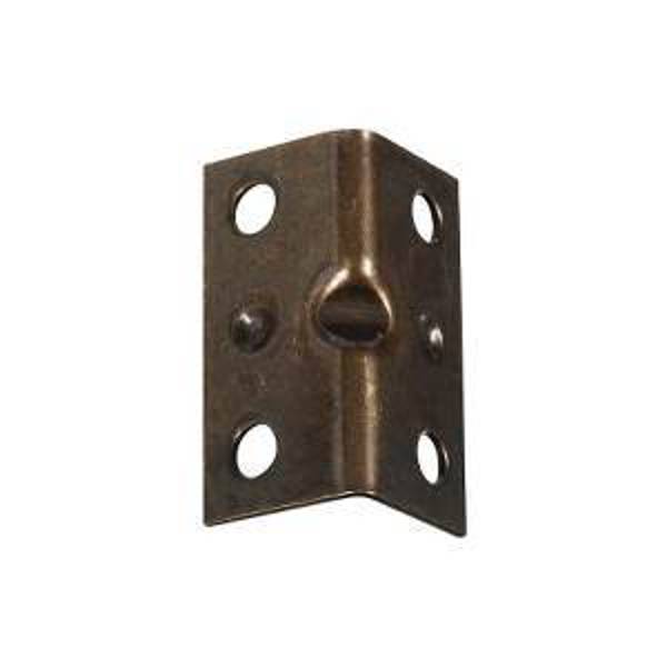 National Hardware N226-282 Corner Brace 1 1/2 In Length 3/4 In Width 3/4 Inch Steel Antique Brass