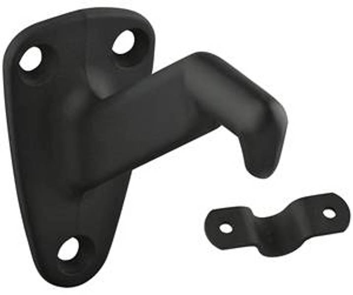 National Hardware N330-738 Handrail Bracket With Strap 250 Lb Capacity Zinc Oil Rubbed Bronze