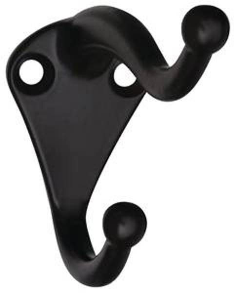 National Hardware N330-761/V160 Coat Hat Hook 35 Lb Zinc Oil Rubbed Bronze