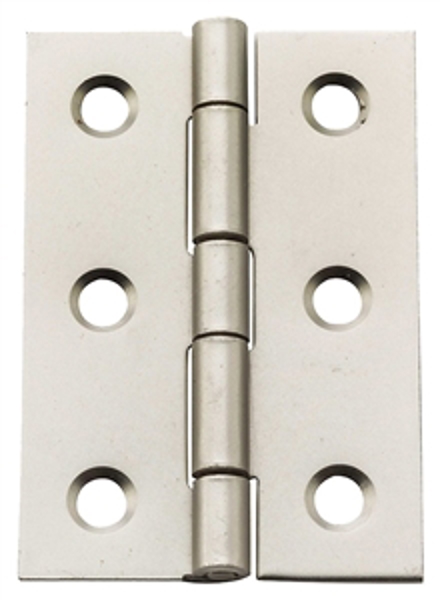 National Hardware N211-015 Decorative Hinge 2x3/64 Satin Nickel