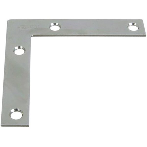 National Hardware N114-025 Corner Brace 3-1/2 In Steel Zinc 0.07 In Thick