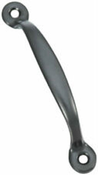 National Hardware N117-663 Pull Door Black Steel
