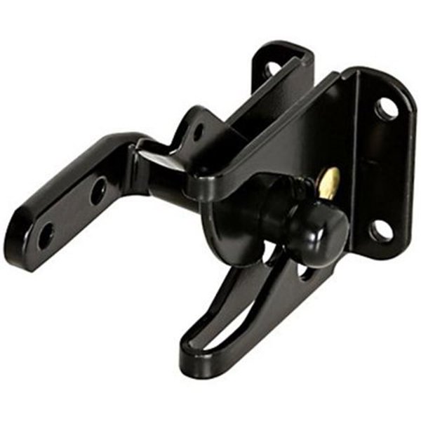 National Hardware N101-337 Automatic Gate Latch 5-1/2 In Black