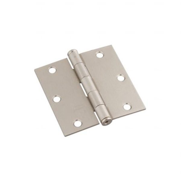 National Hardware N830-250 Steel Door Hinge 3 Inch Satin Nickel 50 Lb Capacity