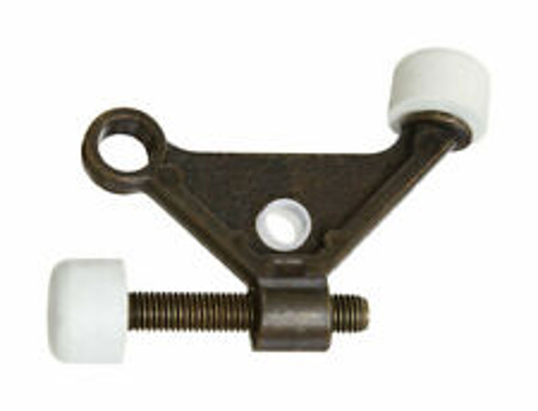 National Hardware N159-046 Hinge Door Stop Pin 1 7/8 In Antique Brass