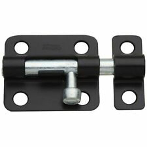 National Hardware N151-431 Steel Barrel Bolt 2-1/2 In Black