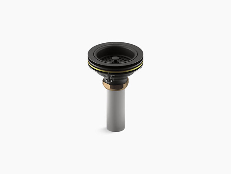 Kohler 8801-BL Strainer Matte Black
