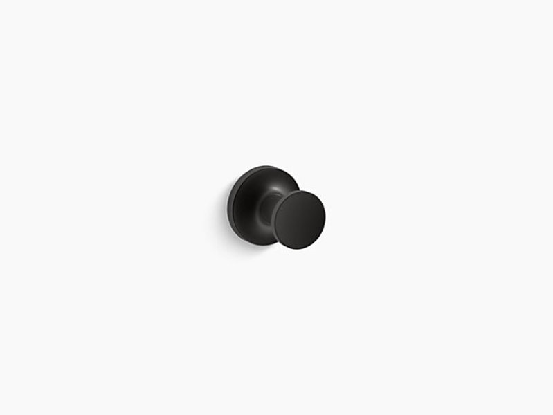 Kohler 14443-BL Robe Hook Matte Black