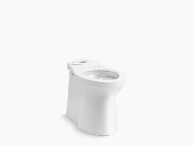 Kohler 20148-0 Elongated Toilet Bowl Skirted Trapway White