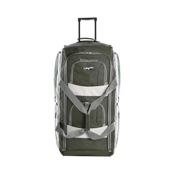 Olympia USA SRD-33-GN 8 Pocket Rolling Duffel 33 In Green