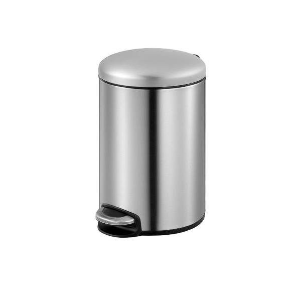 Sunny International Inc EKR012 Trash Can 21 In x 18 In x 11 In Brushed Stainless Steel
