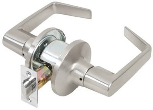 CL100197 Passage Lever Lock Satin Chrome