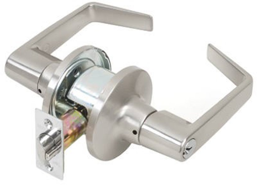 Tell Manufacturing CL100619 Lock Storeroom Lever Satin Chrome