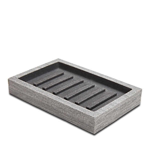 Kassatex ASE-SD-G Bar Soap Dish Slate