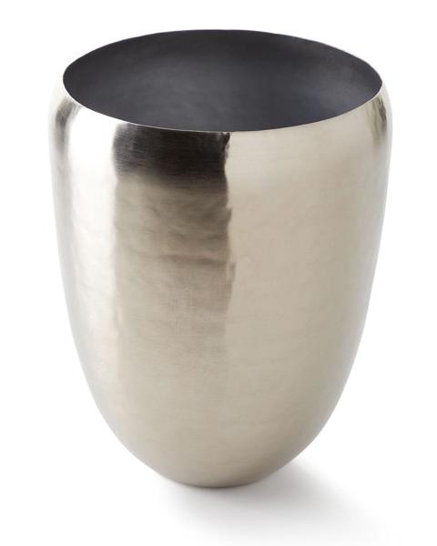 Kassatex ANS-WB-SLV Waste Bin Silver Brass
