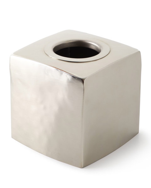 Kassatex ANS-TH-SLV Tissue Holder Silver Brass