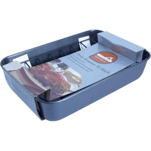 EURO-WARE EW573 Heavy Duty Large Rectangular Roaster with Rack