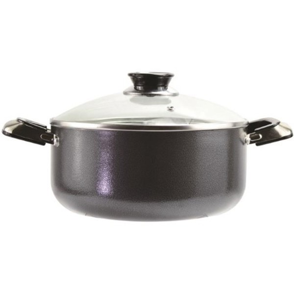 EURO-WARE 9424 Stock Pot 5 Qt with Glass Lid