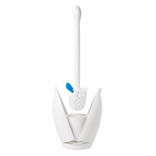 OXO INTERNATIONAL 12241600 Toilet Brush with Rim Cleaner White