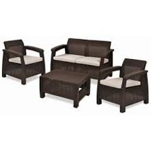17193504BRW-197161 4 Piece Lounge Set