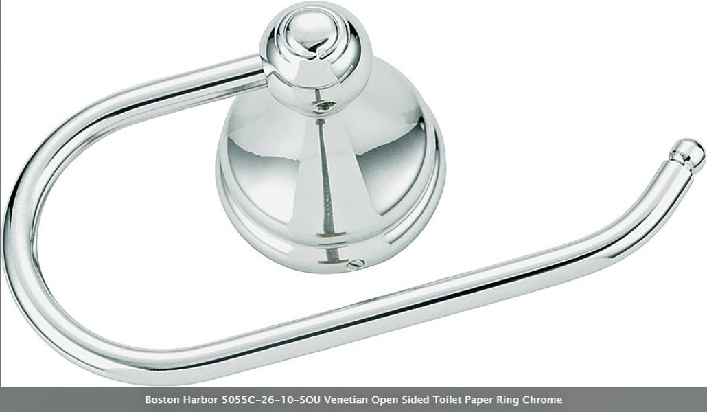 Boston Harbor 5055C-26-10-SOU Chrome Toilet Paper Holder Chrome