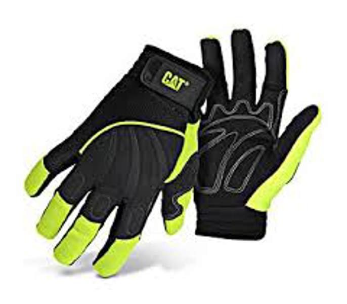 CAT GLOVES CAT012224X High Visibility Utility Gloves XLarge Synthetic Palm