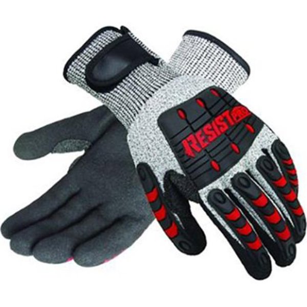 CAT GLOVES CAT012224M Highviz Utility Gloves Medium Synthetic Palm
