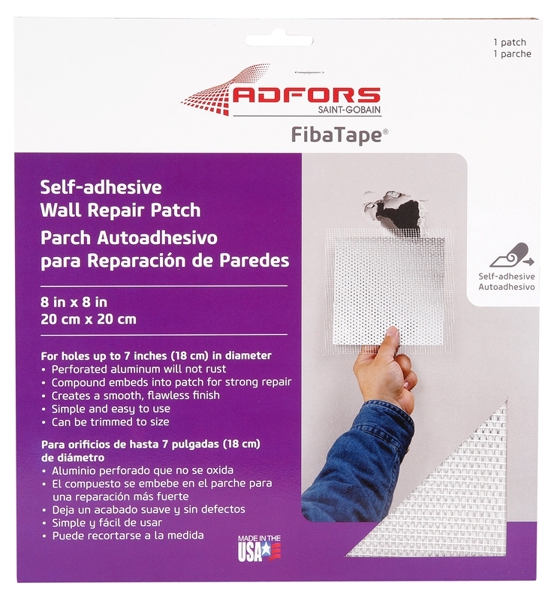 Saint-Gobain ADFORS FDW6714-U Wall/Ceiling Patch 8X8 Fiberglass Fibatape