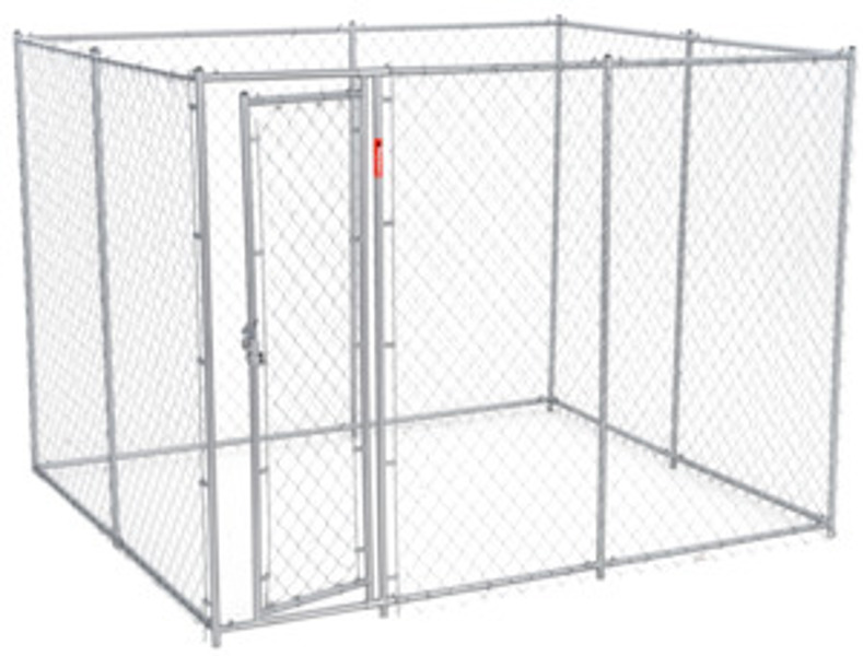 Jewett Cameron Lumber Co CL61028EZ Dog Kennel 6x5x10 Chain Link