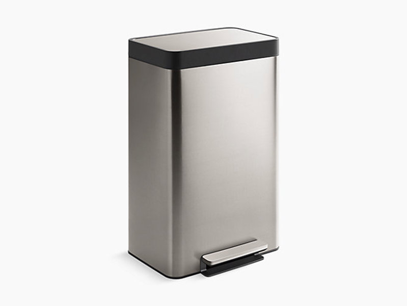 Kohler 20940-ST Trash Can 13 Gal Stainless Steel