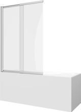 BS-019-CHR 39 In X 4 In X 58 In Bath Screen